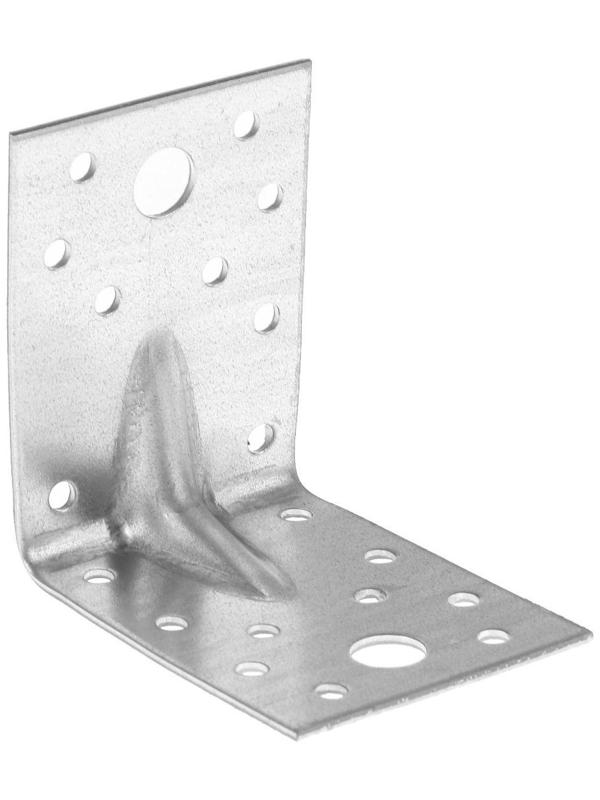 Уголок крепежный усиленный ТУНДРА krep, 70х70х55х2 мм