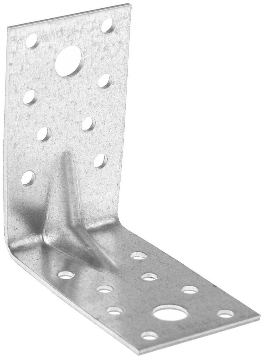 Уголок крепежный усиленный ТУНДРА krep, 70х70х40х2 мм