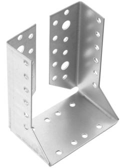 Опора бруса закрытая ТУНДРА krep, 100х140х76х2 мм