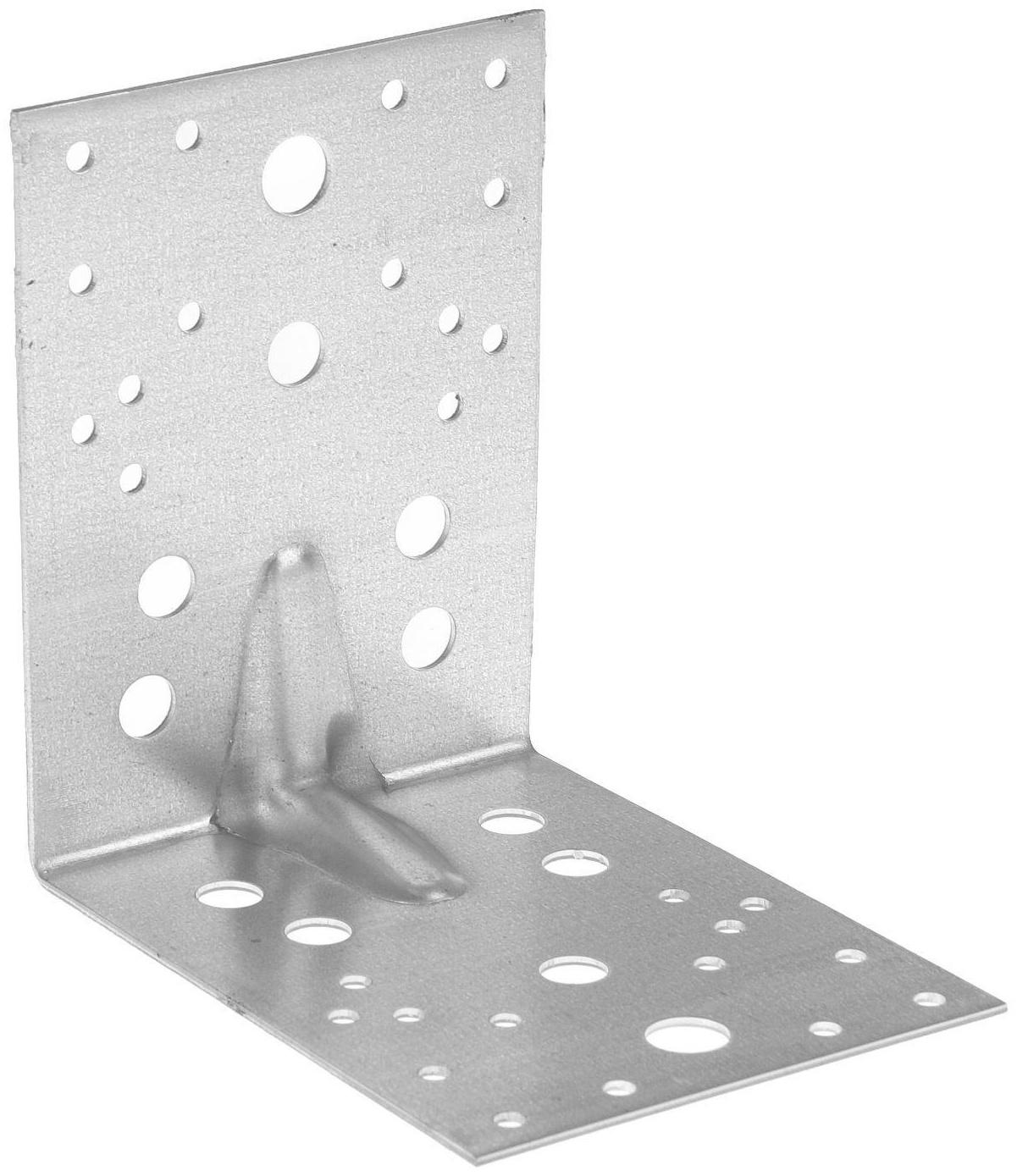 Уголок крепежный усиленный ТУНДРА krep, 130х130х100х2 мм