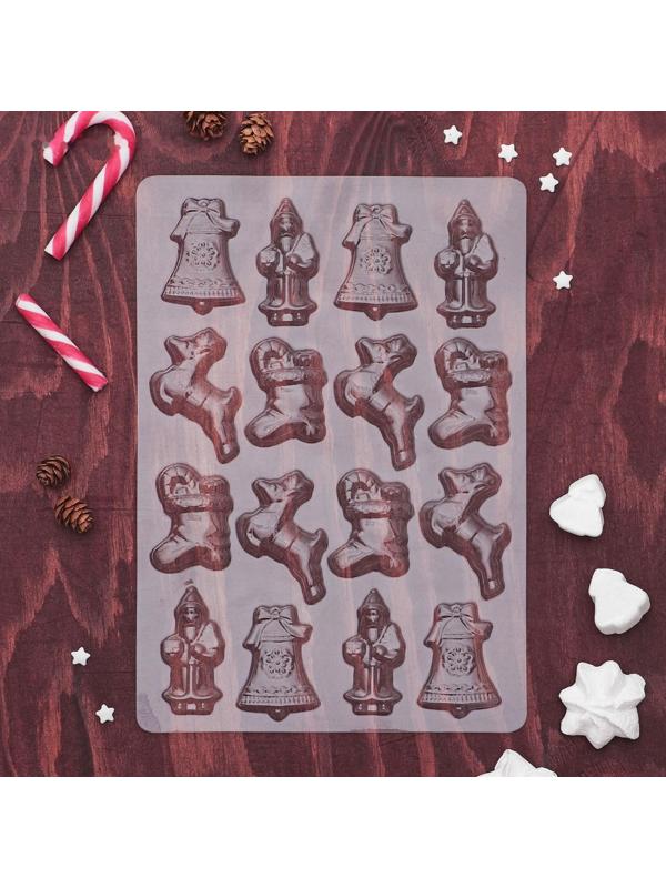 Молд «Новый год», 15×8 см