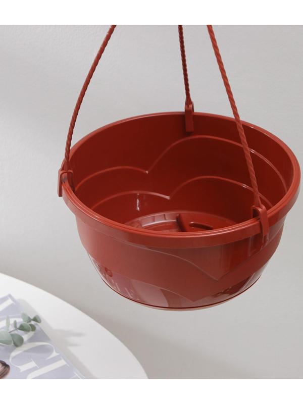 Кашпо с прикорневым поливом «Мальва», 4,7 л, цвет терракотовый, ПОДВЕС В ПОДАРОК