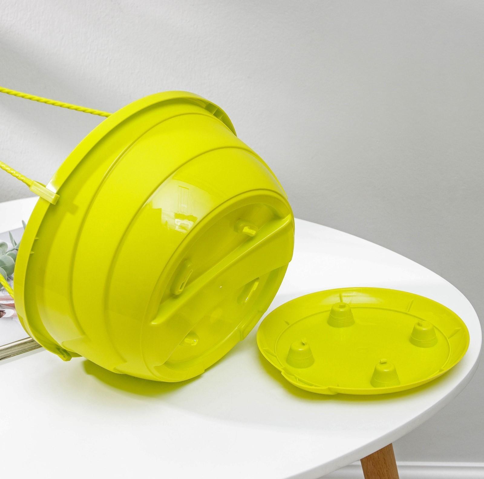 Кашпо с прикорневым поливом «Мальва», 4,7 л, цвет фисташковый, ПОДВЕС В ПОДАРОК