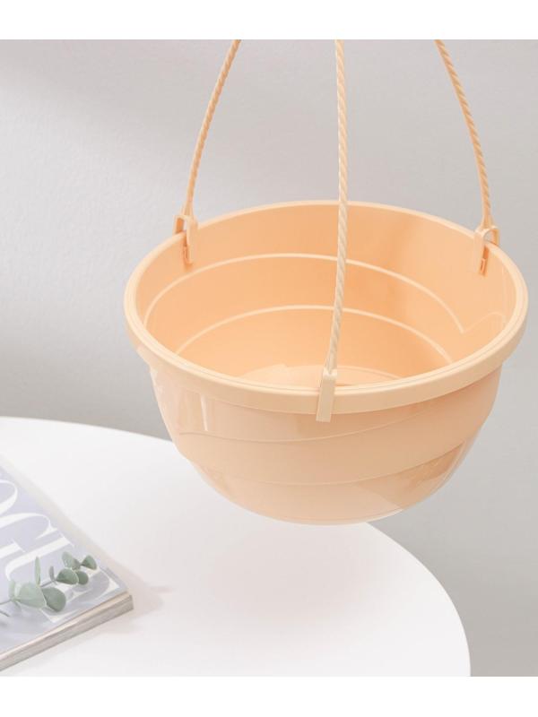 Кашпо с прикорневым поливом «Мальва» 4,7 л, цвет кремовый, ПОДВЕС В ПОДАРОК