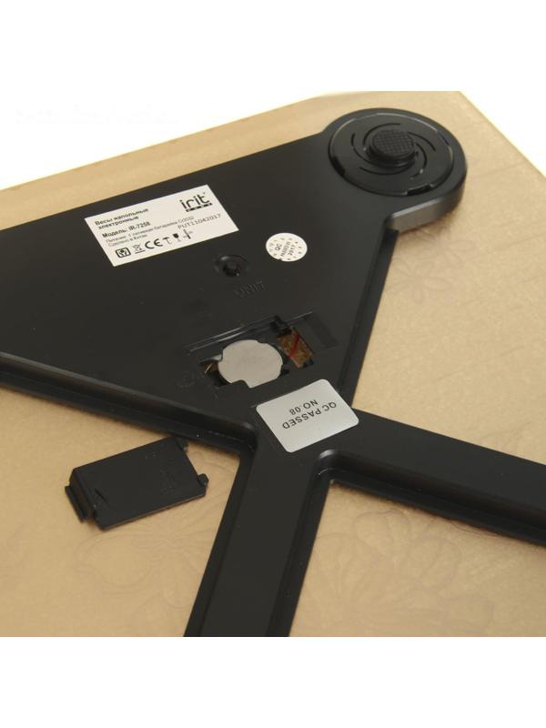 Весы напольные Irit IR-7258, электронные, до 180 кг, рисунок 