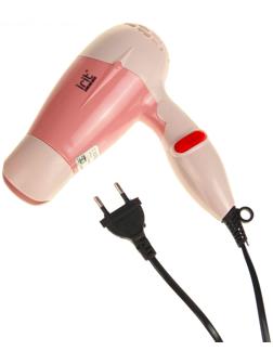 Фен Irit IR-3141, 700 Вт, 2 скорости, 2 темп. режима, концентратор, складная ручка, розовый