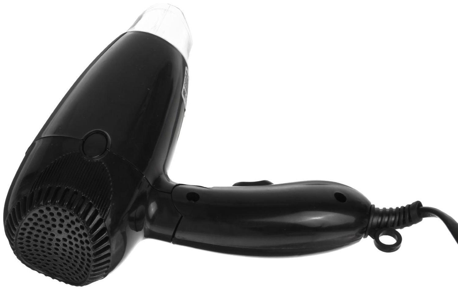 Фен Irit IR-3142, 700 Вт, 2 скорости, 2 темп. режима, концентратор, складная ручка, чёрный