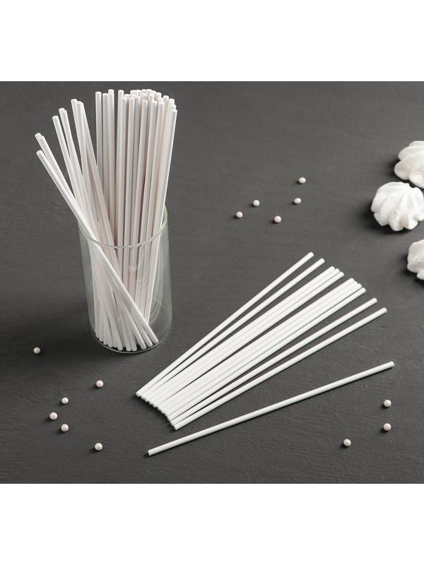 Набор палочек-дюбелей для кондитерских изделий Доляна, 50 шт, d=0,4 см, длина 20 см