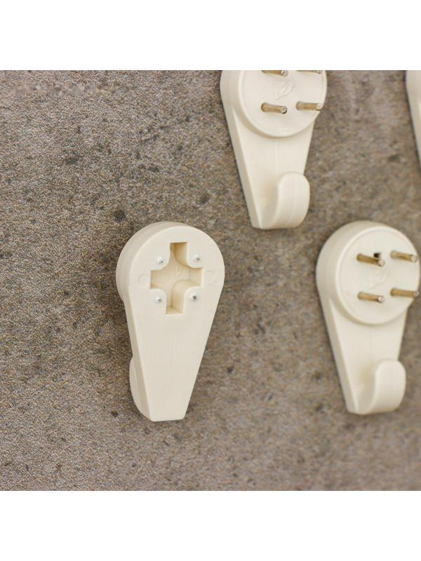 Крепление для картины ЗАО Пластик, большое, цвет белый