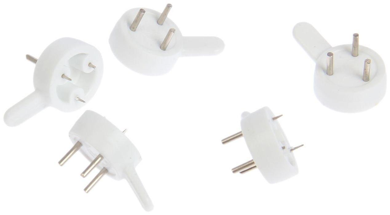 Крепление для картины ЗАО Пластик, малое, 5 шт, цвет белый