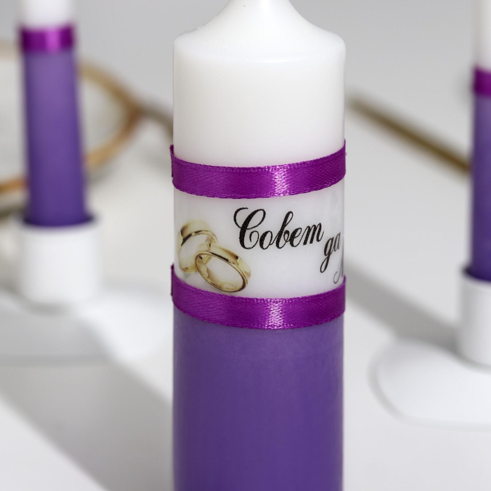 Набор свадебных свечей 