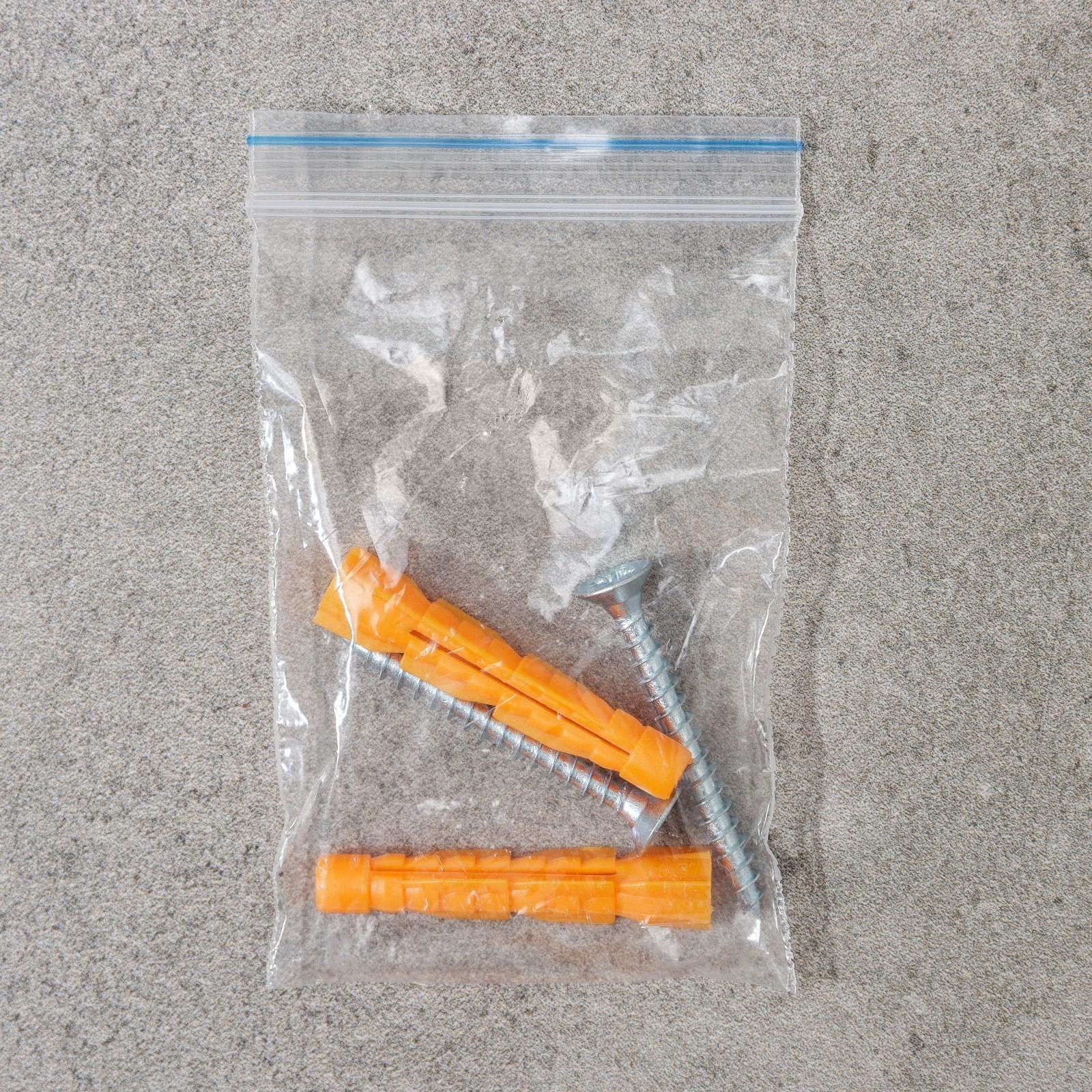 Полка прямоугольная 2-х ярусная, 26,5×10,5×35 см, цвет хром