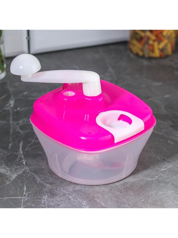 Овощерезка «Помощник», 3 ножа, 3 скорости вращения, разделитель для яиц, цвет МИКС