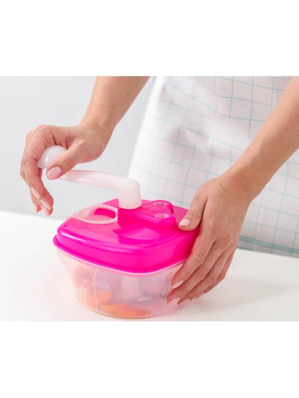 Овощерезка «Помощник», 3 ножа, 3 скорости вращения, разделитель для яиц, цвет МИКС