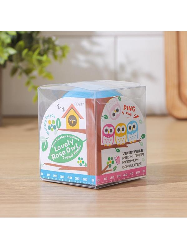 Кухонный таймер «Совёнок», механический, цвет МИКС