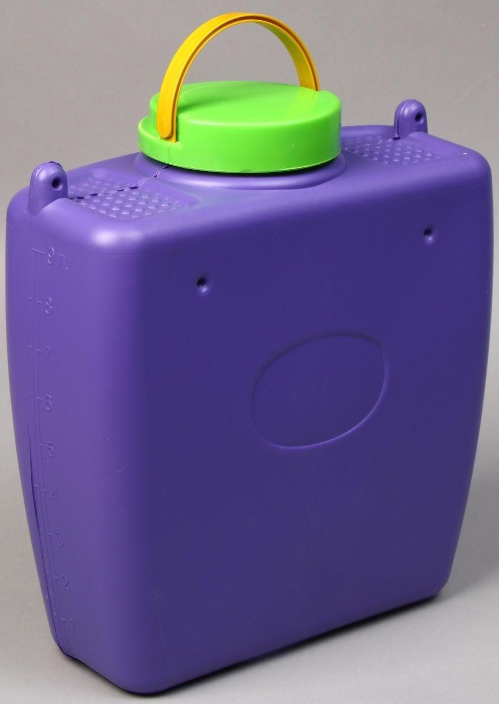 Канистра-умывальник, пищевой, 9 л, цвет МИКС