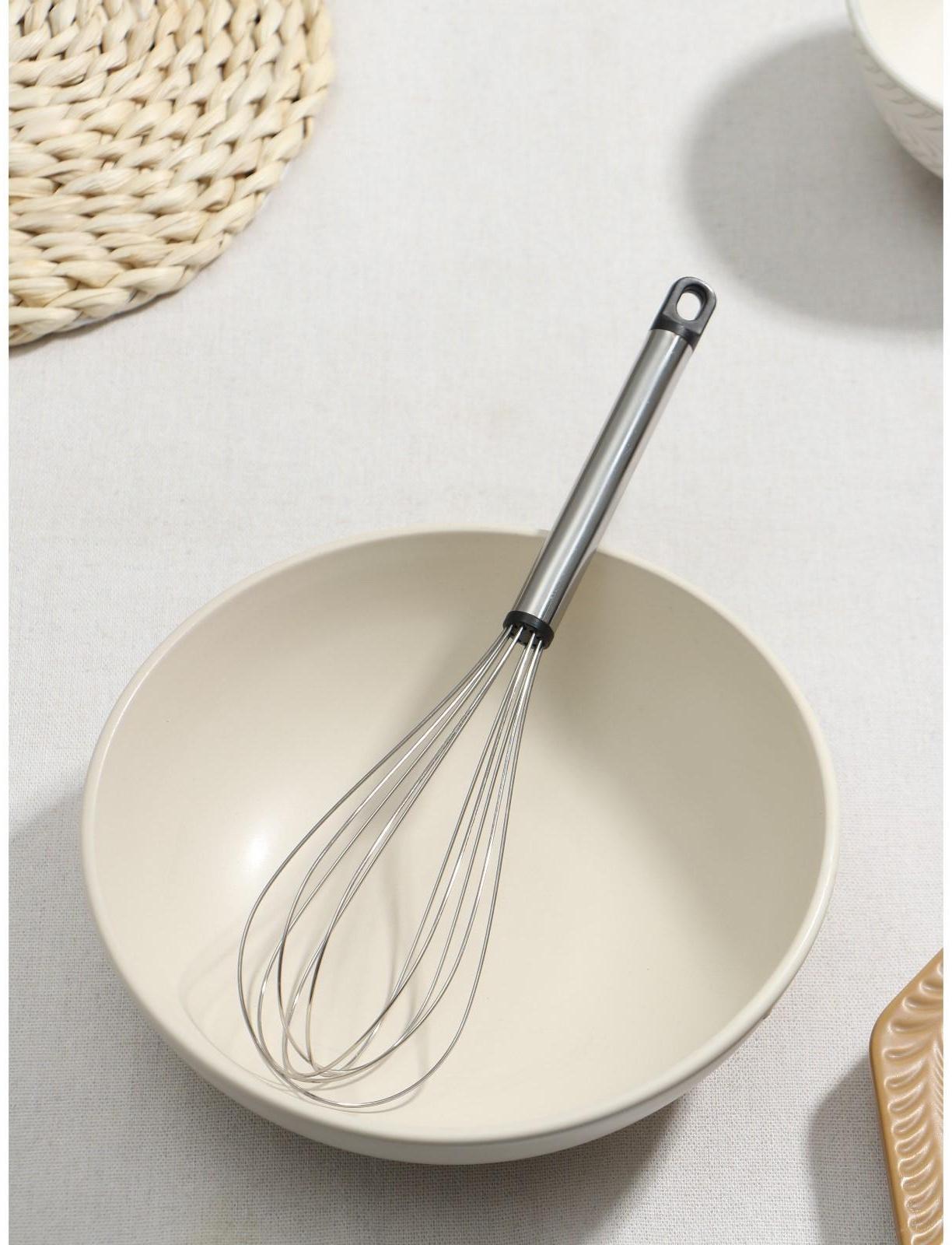Набор венчиков для взбивания Доляна «Помощник», 3 шт: 19 см, 24 см, 29 см