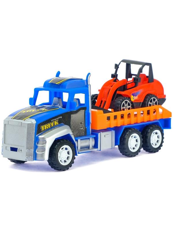 Грузовик инерционный «Перевозчик» с погрузчиком, цвета МИКС