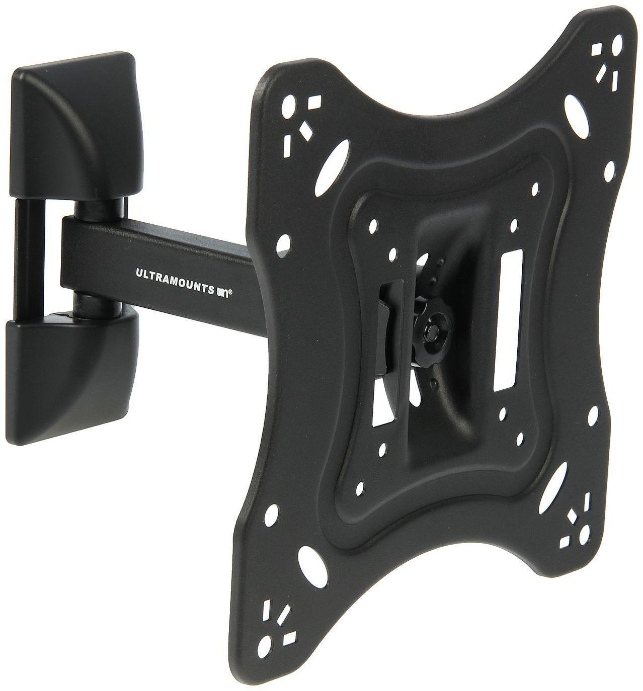 Кронштейн Ultramounts UM865, для ТВ, наклонно-поворотный, 17-43, 82-195 мм от стены, черный