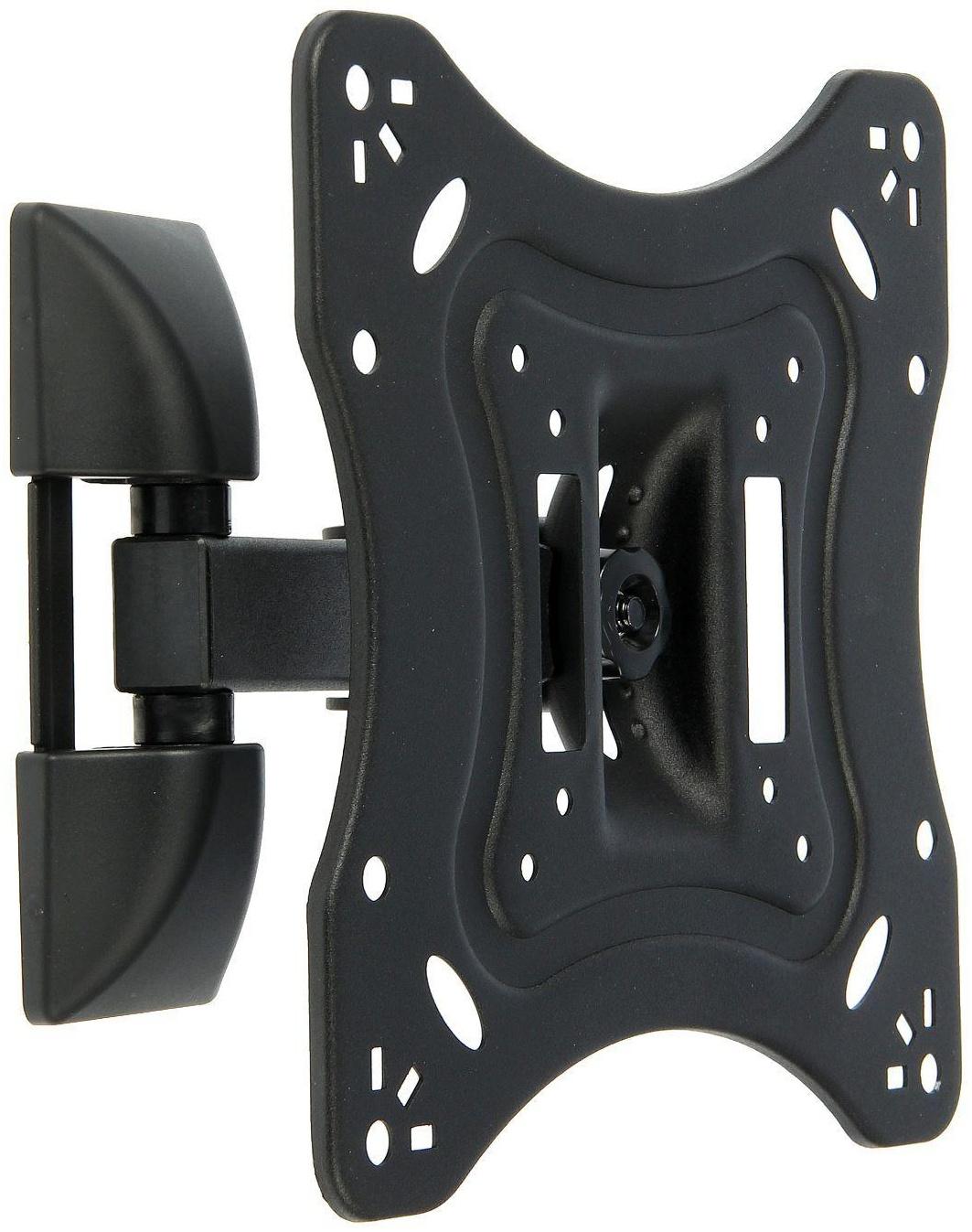 Кронштейн Ultramounts UM865, для ТВ, наклонно-поворотный, 17-43, 82-195 мм от стены, черный