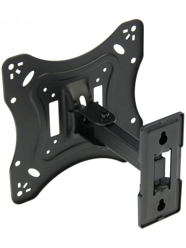 Кронштейн Ultramounts UM865, для ТВ, наклонно-поворотный, 17-43, 82-195 мм от стены, черный