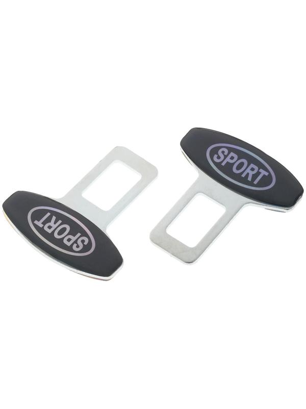 Заглушка замка ремня безопасности Nova Bright, металлическая, набор 2 шт