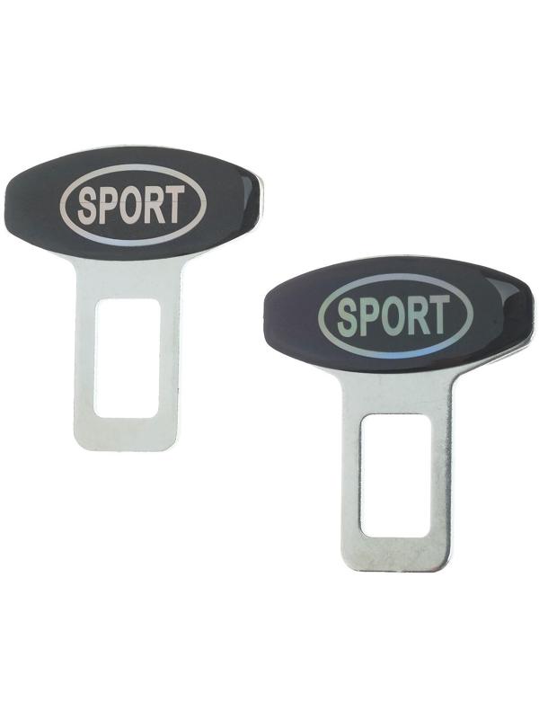 Заглушка замка ремня безопасности Nova Bright, металлическая, набор 2 шт