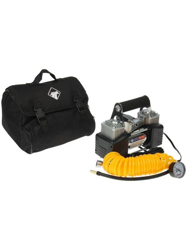 Компрессор автомобильный Nova Bright АК-85, двухпоршневой, 85 л/мин, 12 В, в сумке