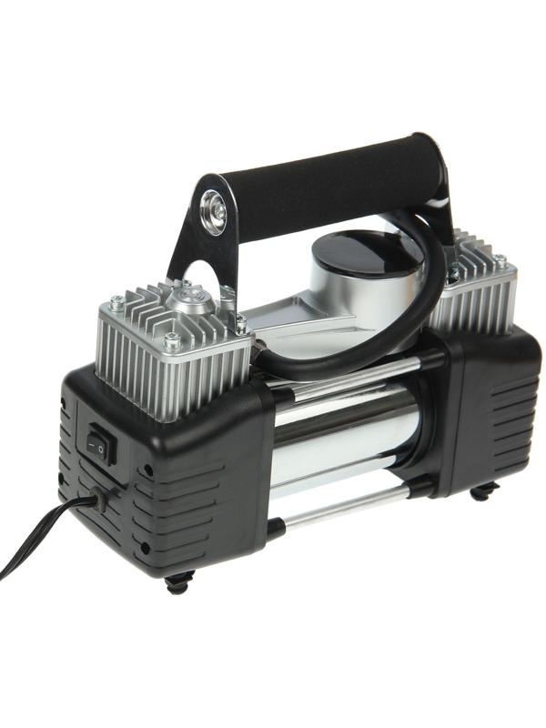 Компрессор автомобильный Nova Bright АК-85, двухпоршневой, 85 л/мин, 12 В, в сумке