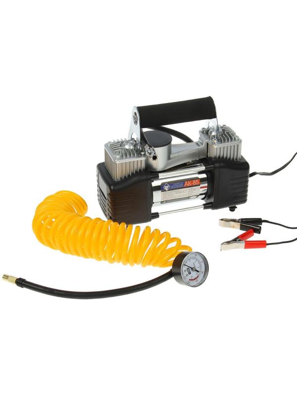 Компрессор автомобильный Nova Bright АК-85, двухпоршневой, 85 л/мин, 12 В, в сумке