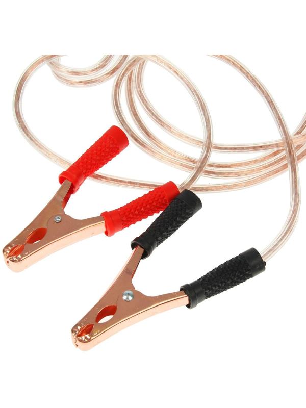 Пусковые провода Nova Bright, 300 А, с прозрачной изоляцией, в сумке, 2.5 м