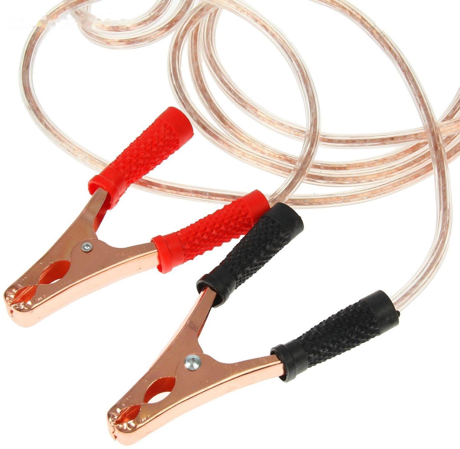 Пусковые провода Nova Bright, 400 А, с прозрачной изоляцией, морозостойкие, в сумке, 2.5 м