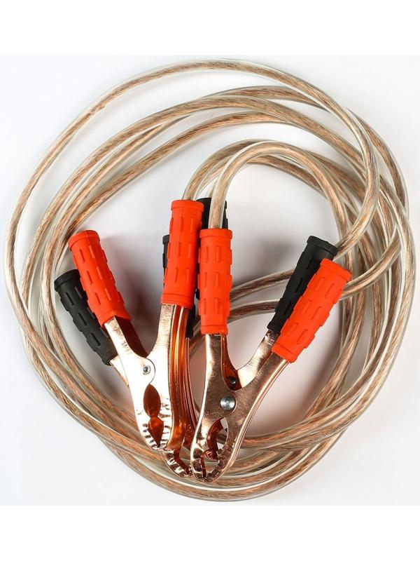 Пусковые провода Nova Bright, 400 А, с прозрачной изоляцией, морозостойкие, в сумке, 2.5 м