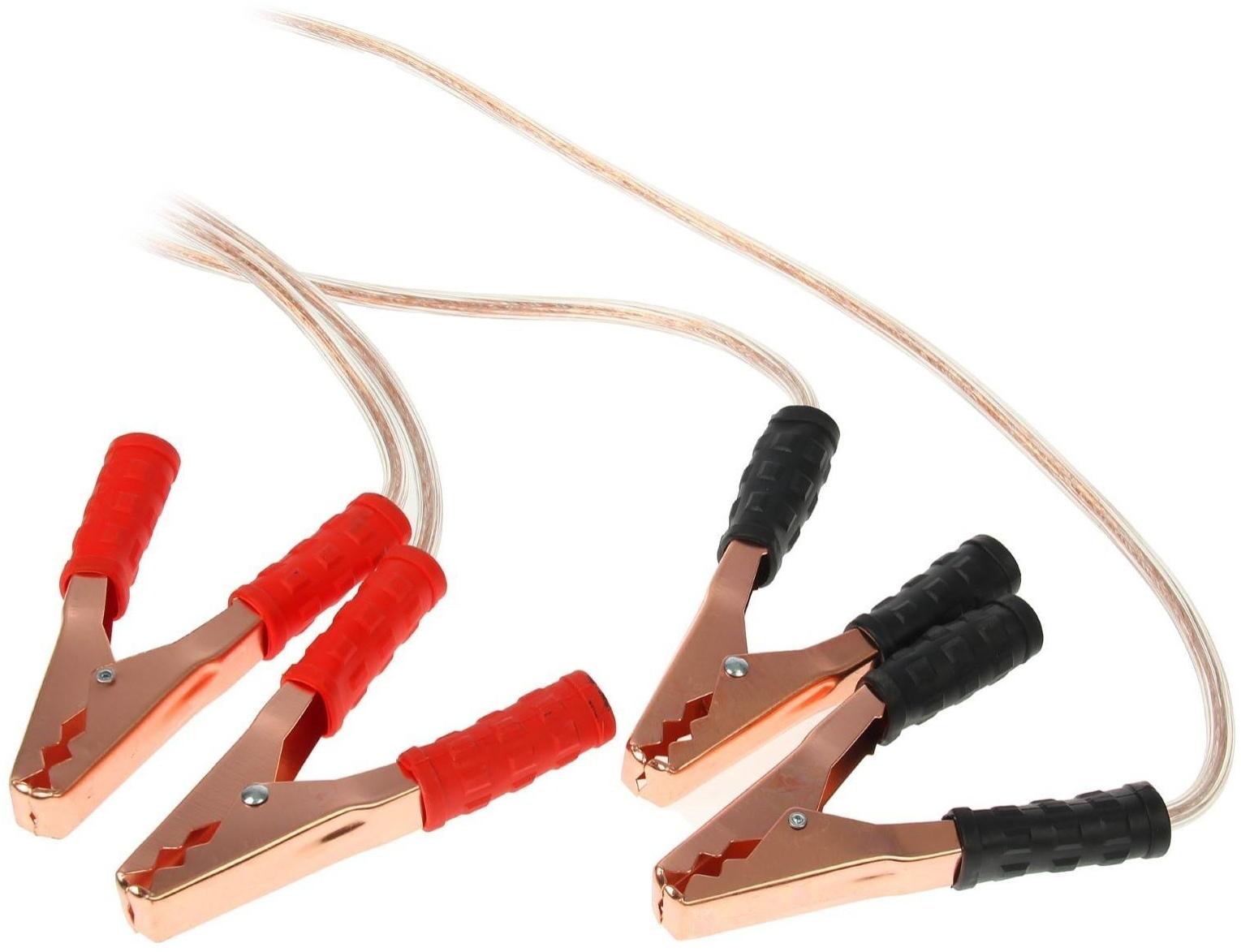 Пусковые провода Nova Bright, 500 А, с прозрачной изоляцией, морозостойкие, в сумке, 2.5 м