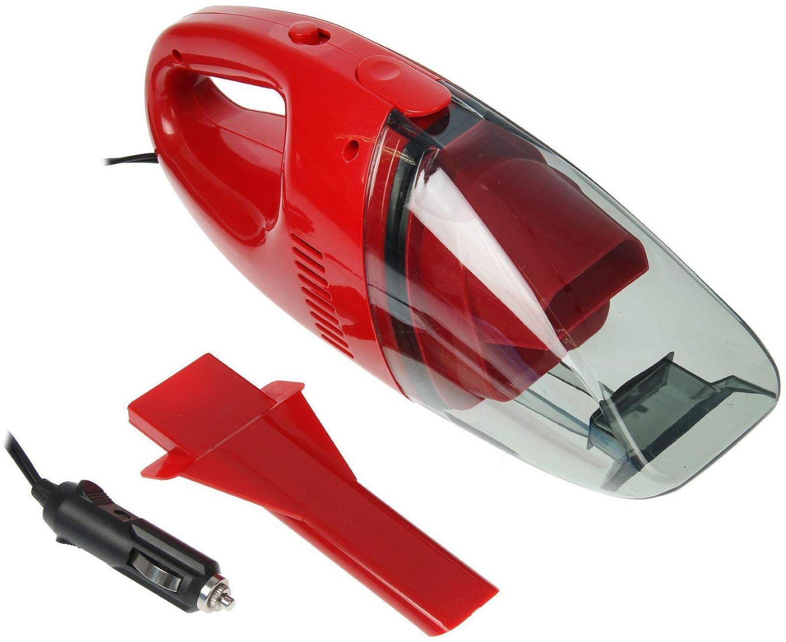 Пылесос Nova Bright, для сухой и влажной уборки, 60 Вт, 12 В, красный