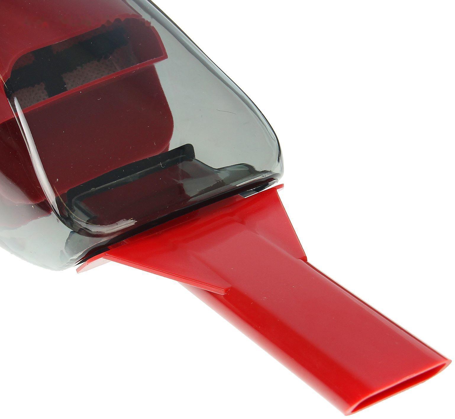 Пылесос Nova Bright, для сухой и влажной уборки, 60 Вт, 12 В, красный