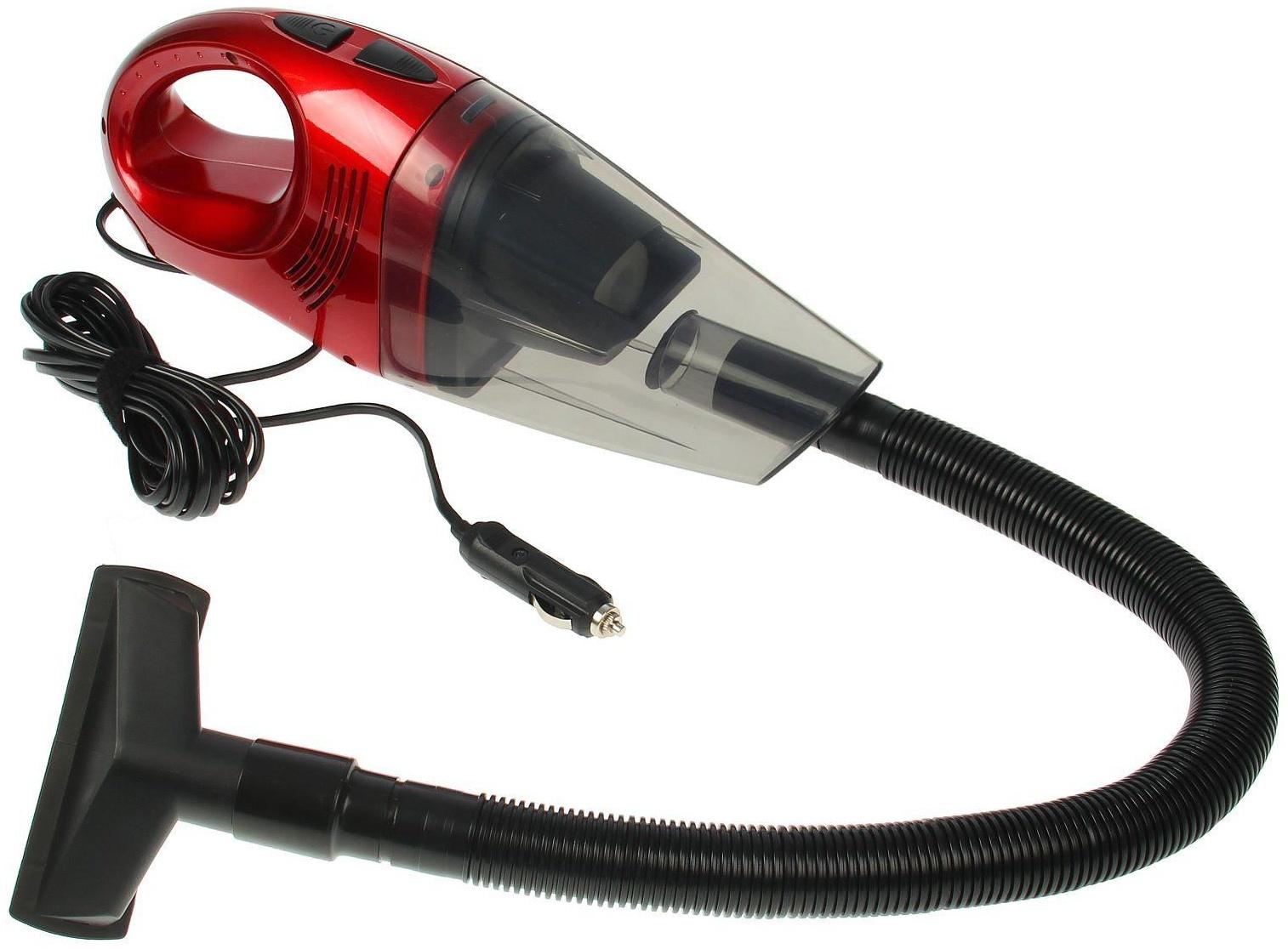 Пылесос Nova Bright, для сухой и влажной уборки, 100 Вт, 12 В, красный