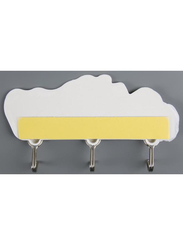 Вешалка настенная на 3 крючка «Ассорти», 16×9×2 см, цвет МИКС