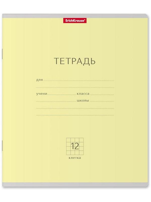Тетрадь 12 листов в клетку ErichKrause 