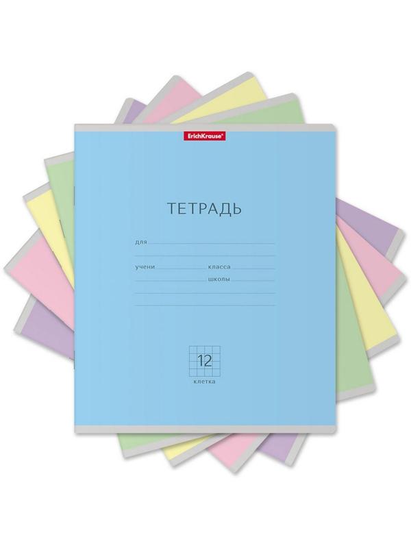 Тетрадь 12 листов в клетку ErichKrause 