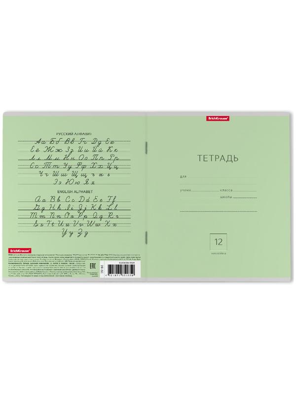 Тетрадь 12 листов в линейку ErichKrause 