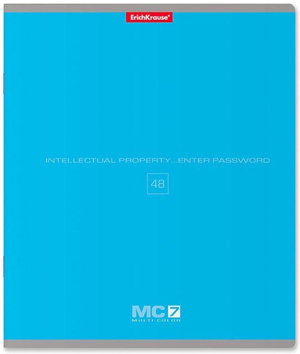 Тетрадь 48 листов в клетку MC-7, обложка мелованный картон, блок офсет  / Микс 5 шт.