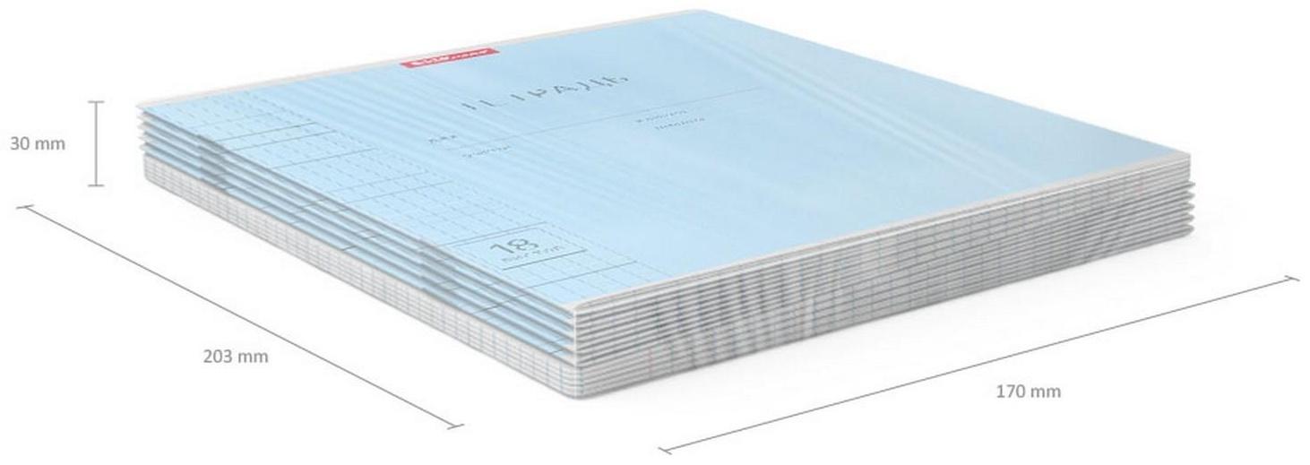 Тетрадь 18 листов в клетку ErichKrause 