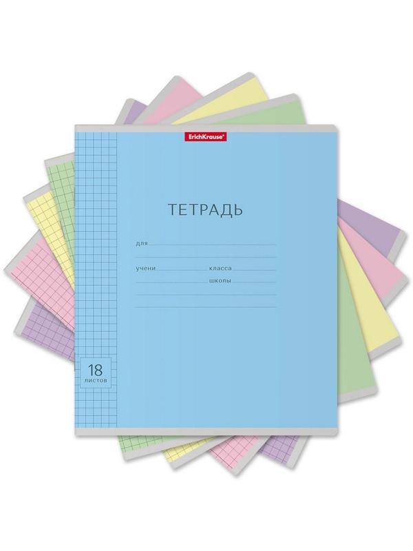 Тетрадь 18 листов в клетку ErichKrause 