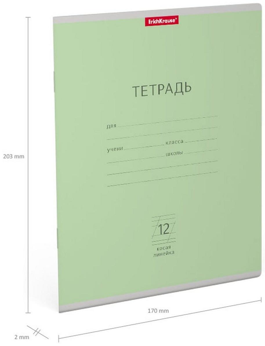 Тетрадь 12 листов в косую линейку ErichKrause 