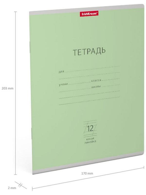 Тетрадь 12 листов в косую линейку ErichKrause 