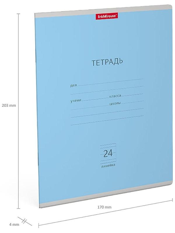 Тетрадь 24 листа в линейку ErichKrause 