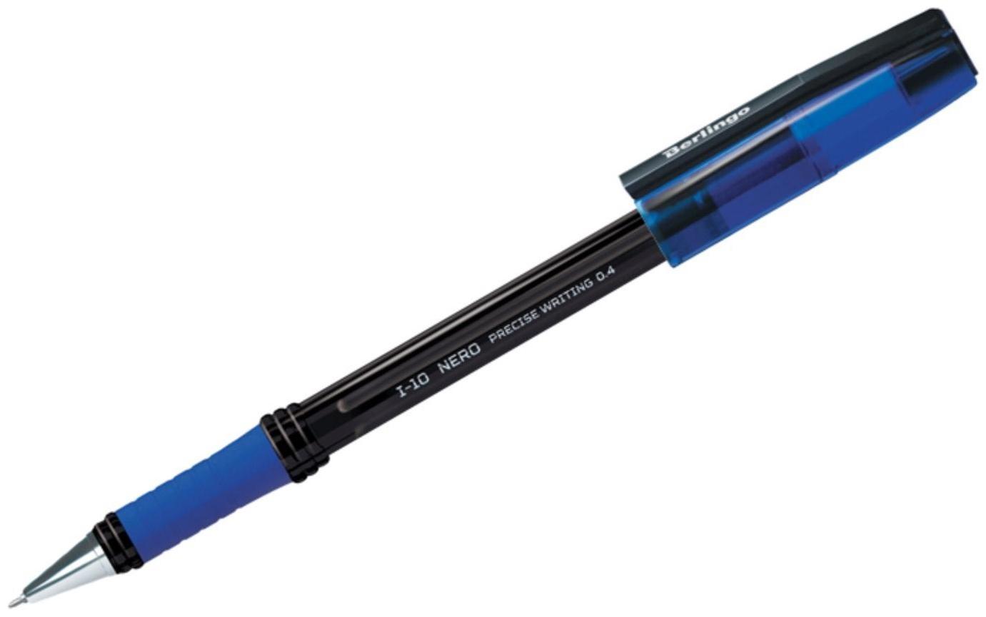 Ручка шариковая 0.4 мм, I-10 Nero, чернила синие