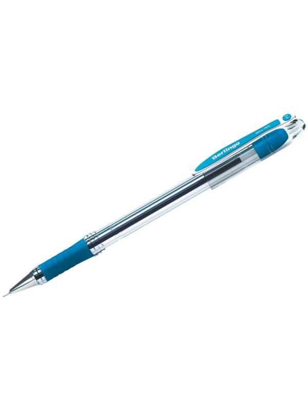 Ручка шариковая 0.4 мм, I-10, чернила синие, грип