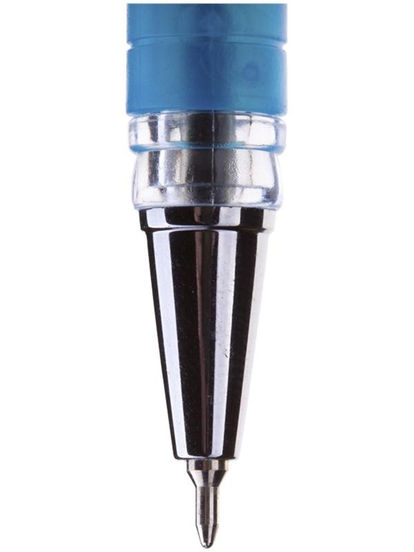 Ручка шариковая 0.4 мм, I-10, чернила синие, грип